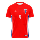 Camisa Haaland Noruega Vermelha