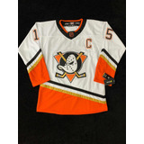 Camisa Hockey The Mighty Ducks Laranja Pronta Entrega