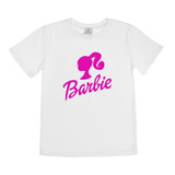 Camisa Infantil Barbie Camiseta Gola Redonda
