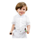 Camisa Infantil Batizado Branca Roupa Batizado