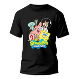 Camisa Infantil Camiseta Bob Esponja Juvenil Algodão Desenho