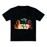 Camisa Infantil Camiseta Star Wars Juvenil