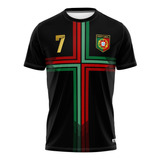 Camisa Infantil Cristiano Ronaldo Cr7 Portugal