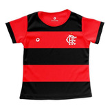 Camisa Infantil Flamengo Baby Look Listrada