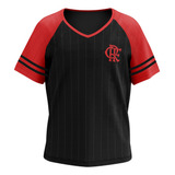 Camisa Infantil Flamengo Math Original Camiseta rubronegro