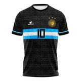 Camisa Infantil Messi Argentina Comemorativa Copa