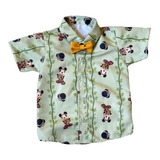 Camisa Infantil Temática Mickey Safari