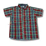 Camisa Infantil Xadrez Festa Junina Verde Com Vermelho Caipira Comemorações BR Alfa G Regular Verde 