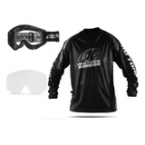 Camisa Insane Black Motocross