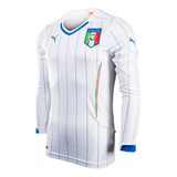 Camisa Itália 2014 Manga Longa Original Uniforme 2