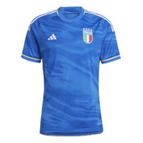 Camisa Itália 2023 Uniforme 1 Azul adidas Original
