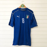 Camisa Itália Home 2016 8 Thiago Motta Timesdomundofc