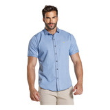 Camisa Jeans Masculina Moda Social Slim Fit Estilosa Casual