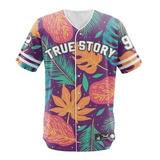 Camisa Jersey Baseball Cult Floral Hype
