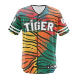 Camisa Jersey Baseball Tropical Color Hype