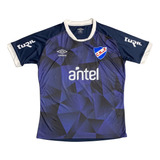 Camisa Jogo Club Nacional De Futebol Goleiro 2018 12 G Azul