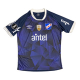 Camisa Jogo Club Nacional De Futebol Libertadores 2017 Azul