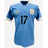 Camisa Jogo Seleção Uruguay Celeste 17 M viña Puma M
