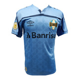 Camisa Jogo Umbro Grêmio 2020 Villasanti 21 Celeste Brasilei