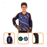Camisa Juvenil Criança Infantil Goleiro Futebol