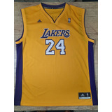 Camisa Lakers adidas Kobe Bryant 24 Oficial Amarelo Xl