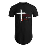 Camisa Longline Camiseta Evangelica Gospel Frases