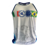 Camisa Máfia Azul Torcida Cruzeiro Raposa