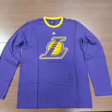 Camisa Manga Longa adidas Los Angeles Lakers Tam G
