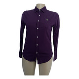 Camisa Manga Longa Sergio K Social Algodão Roxa Masculina G