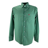 Camisa Manga Longa Txc Verde Xadrez