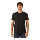 Camisa Masculina Básica Gola V Malwee Várias Cores