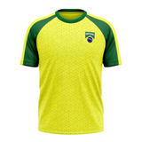 Camisa Masculina Brasil Seleção Brasileira Copa Mundo Casual