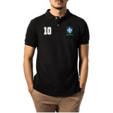 Camisa Masculina Gola Polo Seleção Brasileira