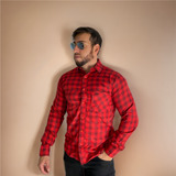 Camisa Masculina Manga Longa Floral Slim Fit Promoção Blusa
