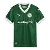 Camisa Masculina Palmeiras Jogador Home 2025 Gola V Puma