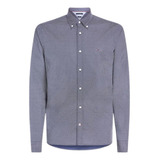 Camisa Masculina Tommy Hilfiger Slim Manga Longa Slim Soft