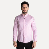 Camisa Masculina Xadrez Tommy Hilfiger Rosa Claro