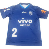 Camisa Minas Tênis Clube Vôlei Vivo Asics Azul 2