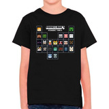 Camisa Minecraft Jogo Filme Gamer Infantil E Masculina M39