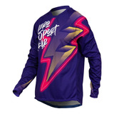 Camisa Motocross Cross Asw Image Divide 23 Roxo