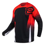 Camisa Motocross Cross Asw Podium Nitro Vermelho Off Road