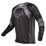 Camisa Motocross Cross Fox Mx 180 Lux Preto Trilha Off Road