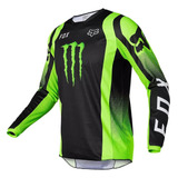 Camisa Motocross Cross Fox Mx 180 Monster Trilha Off Road