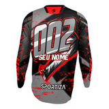 Camisa Motocross Enduro Trilha Personalizada Nome E Numero