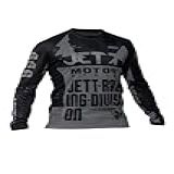 Camisa Motocross Jett Factory Edition 3 Cinza G