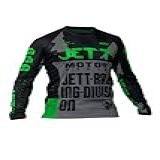 Camisa Motocross Jett Factory Edition 3 Verde M