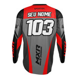 Camisa Motocross Trilha Insane Personalizada Com Seu Nome