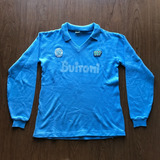 Camisa Napoli Ennerre Original De Jogo Era Maradona Itália