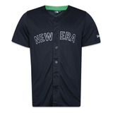 Camisa New Era Beisebol Jersey Masculino