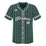 Camisa Nfl Green Bay Packers Número 10 Love Estilo Baseball